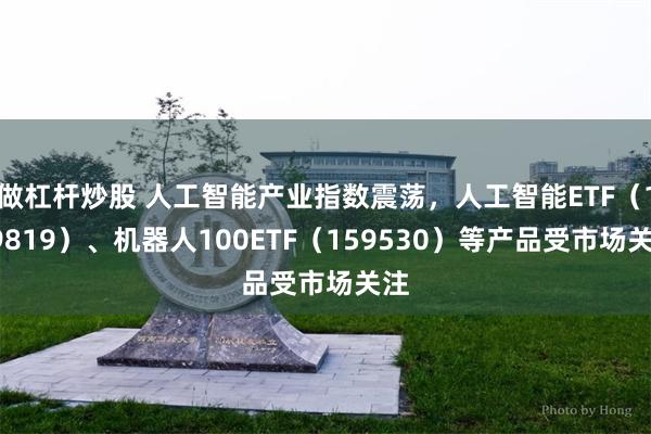 做杠杆炒股 人工智能产业指数震荡，人工智能ETF（159819）、机器人100ETF（159530）等产品受市场关注