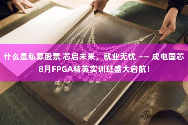 什么是私募股票 芯启未来，就业无忧 —— 成电国芯8月FPGA精英实训班盛大启航！