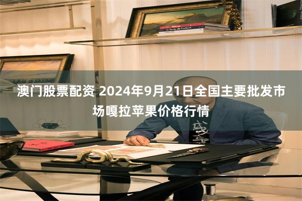 澳门股票配资 2024年9月21日全国主要批发市场嘎拉苹果价格行情