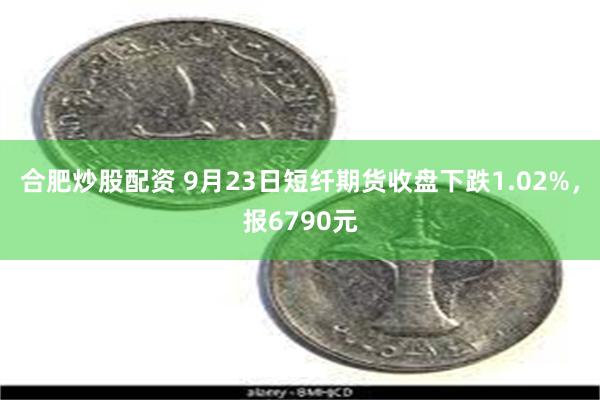 合肥炒股配资 9月23日短纤期货收盘下跌1.02%，报6790元