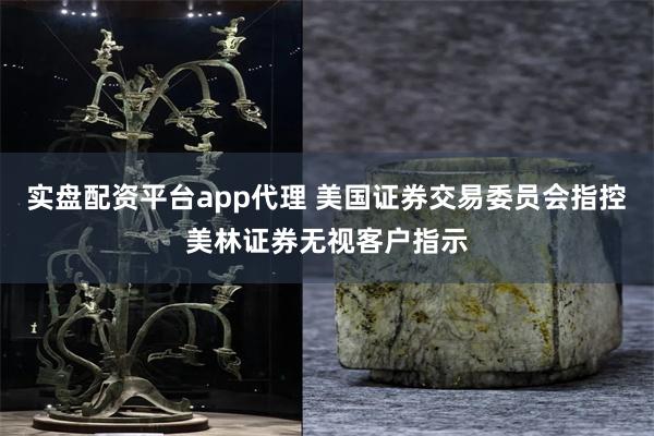 实盘配资平台app代理 美国证券交易委员会指控美林证券无视客户指示