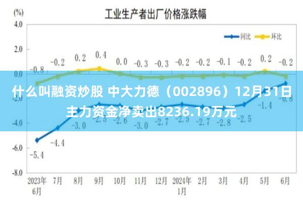 什么叫融资炒股 中大力德（002896）12月31日主力资金净卖出8236.19